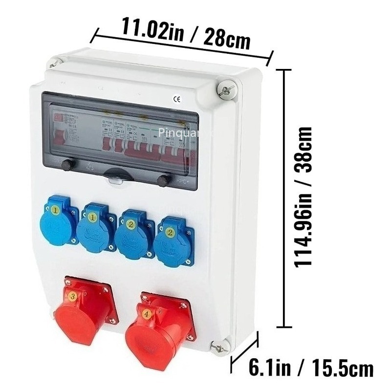 Outdoor Power Distributors - 소켓 1x 어댑터 소켓, 배포 상자,
