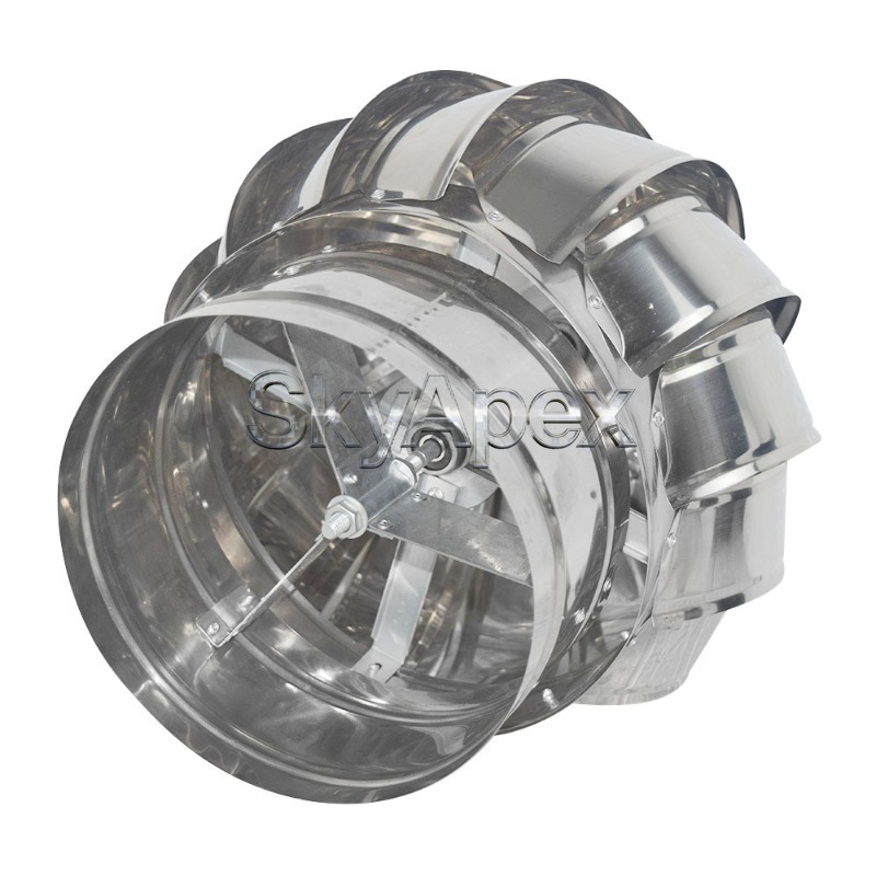 Outdoor Power Vent - 304 스테인리스 스틸 무전원 지붕 통풍구