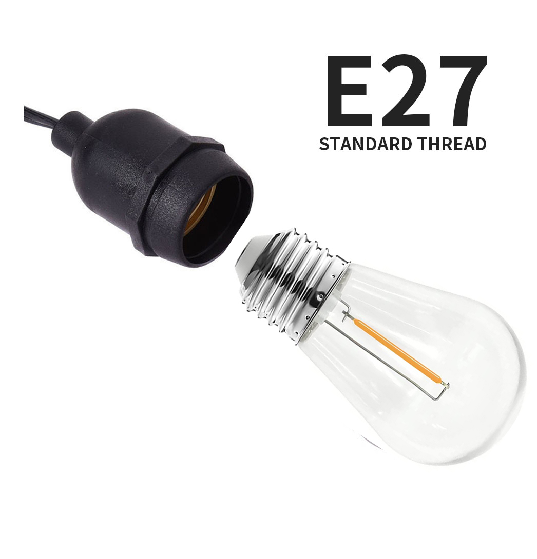 2026 신형 S14 E27 필라멘트 LED 전구 1W - Outdoor Power Lead Cover 리뷰 및 가격