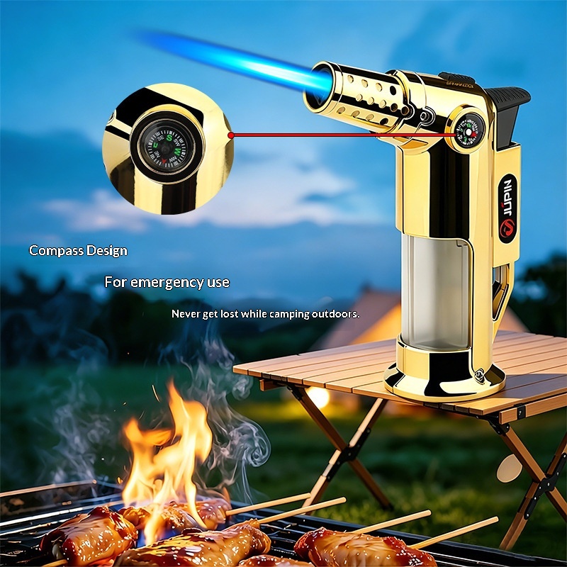 부탄 토치 라이터 방풍 화염 제트 가스 토치 금속 재충 - Outdoor Kitchen Power Burner 리뷰 및 가격