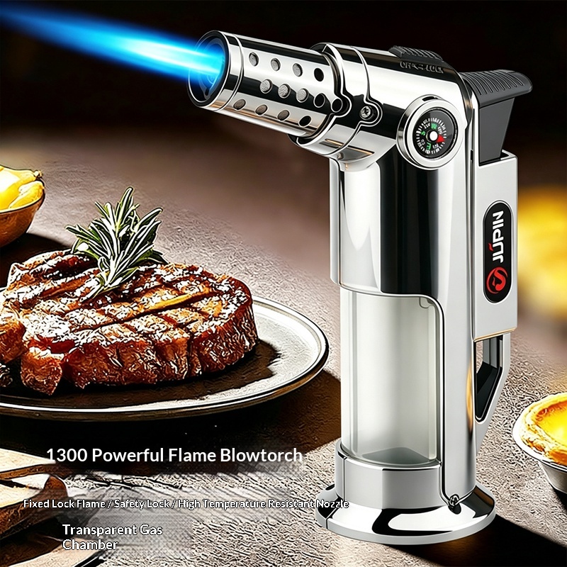 부탄 토치 라이터 방풍 화염 제트 가스 토치 금속 재충 - Outdoor Kitchen Power Burner 리뷰 및 가격