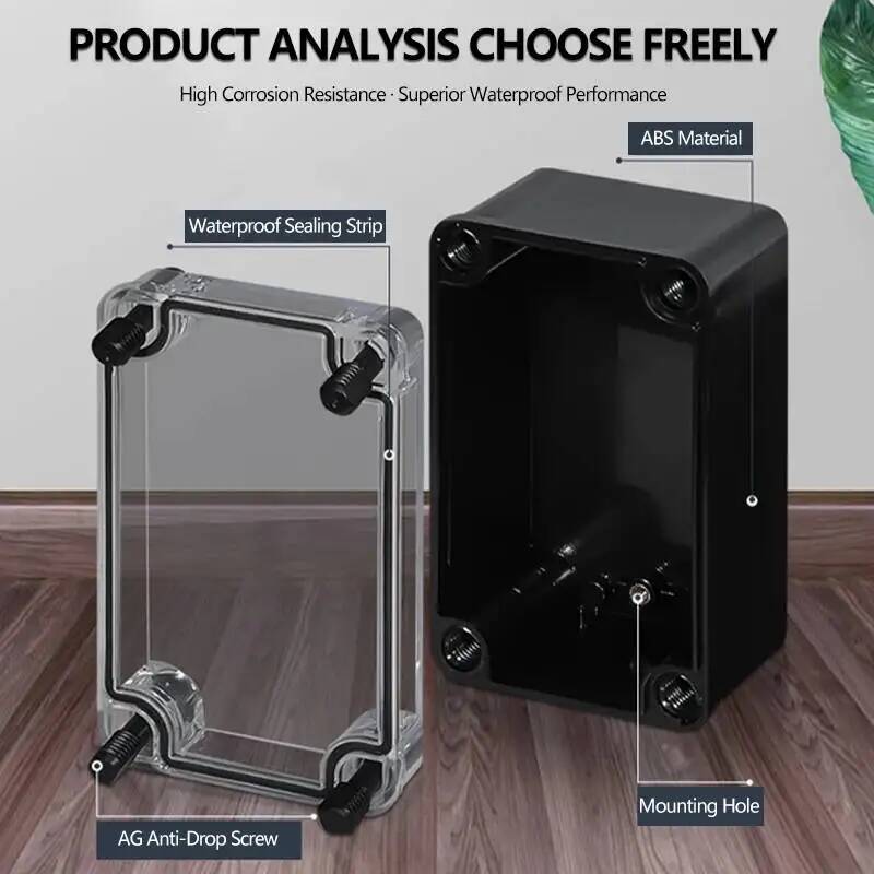 2pcs 투명 커버 방수 접합 상자 실내 야외 보안 카 - Outdoor Power Supply 리뷰 및 가격