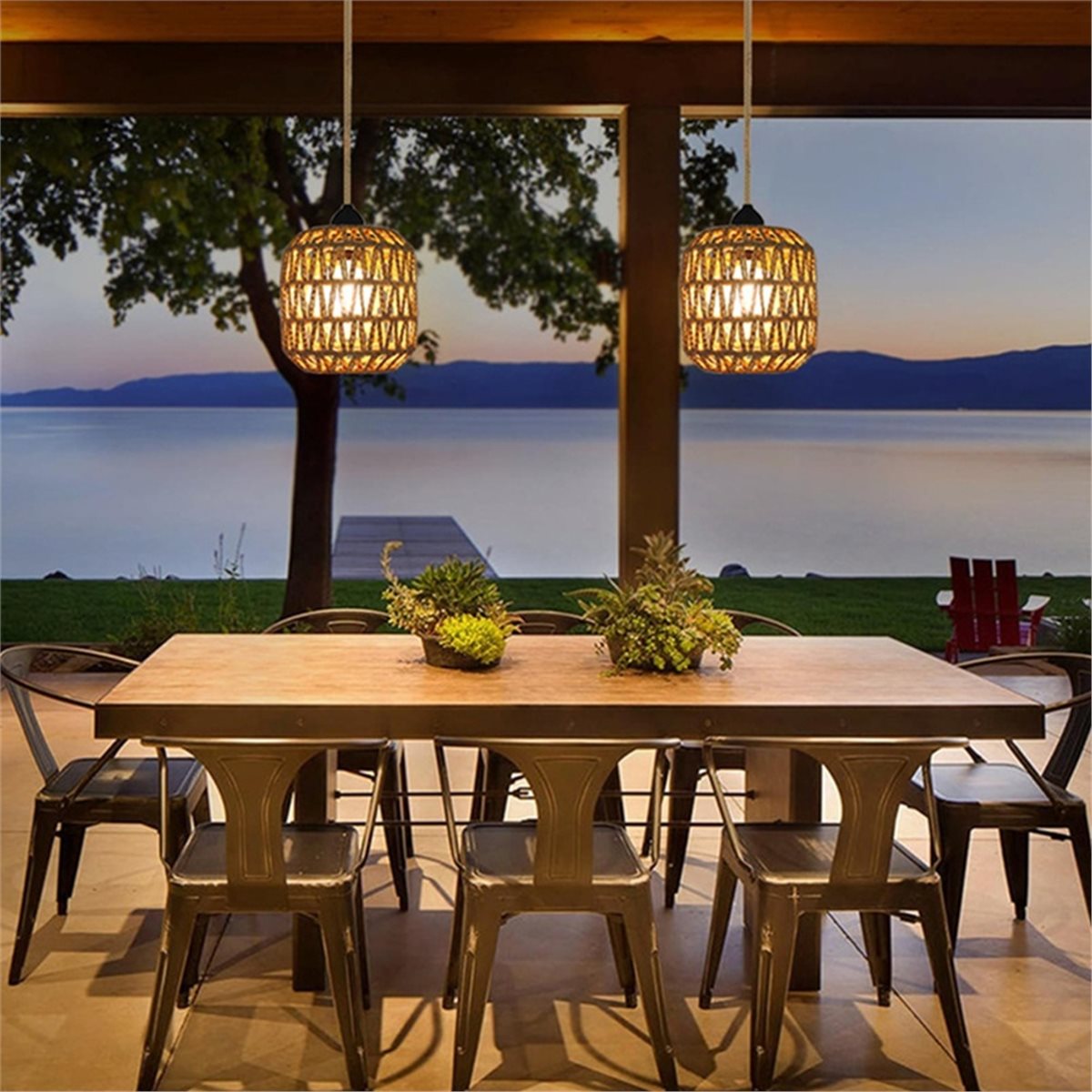 ABZJ 2개 배터리 전원 펜던트 조명, 가제보, 퍼걸 - Outdoor Power For Gazebo 리뷰 및 가격