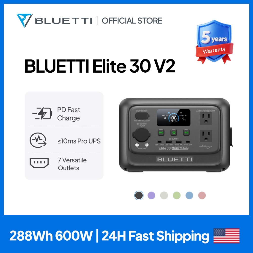 【리뉴얼】BLUETTI Elite 30 V2 휴대용 발 - Portable Generator Inverter 리뷰 및 가격