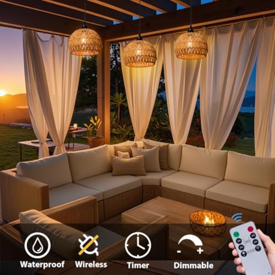 배터리로 작동되는 야외용 샹들리에, 배터리 전원 펜던트 - Outdoor Power For Gazebo 리뷰 및 가격