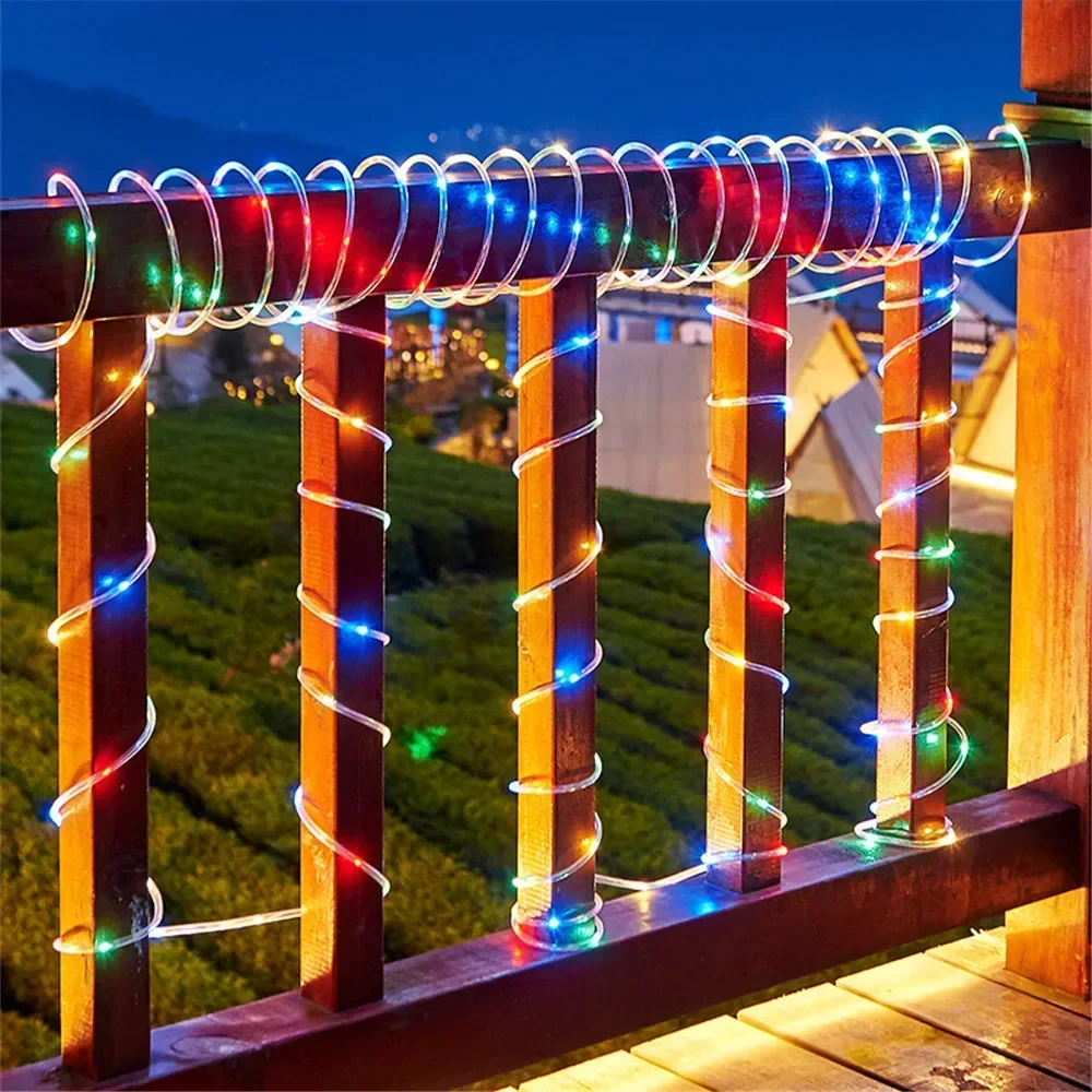 태양광 로프 조명 8가지 모드 야외 방수 LED 태양열 - Outdoor Power For Gazebo 리뷰 및 가격