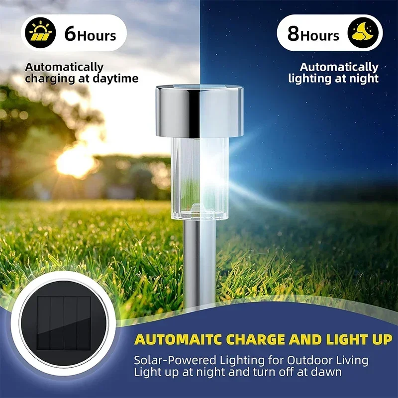 태양 야외 조명 정원 램프 태양 전원 방수 풍경 경로  - Outdoor Power Supply 리뷰 및 가격