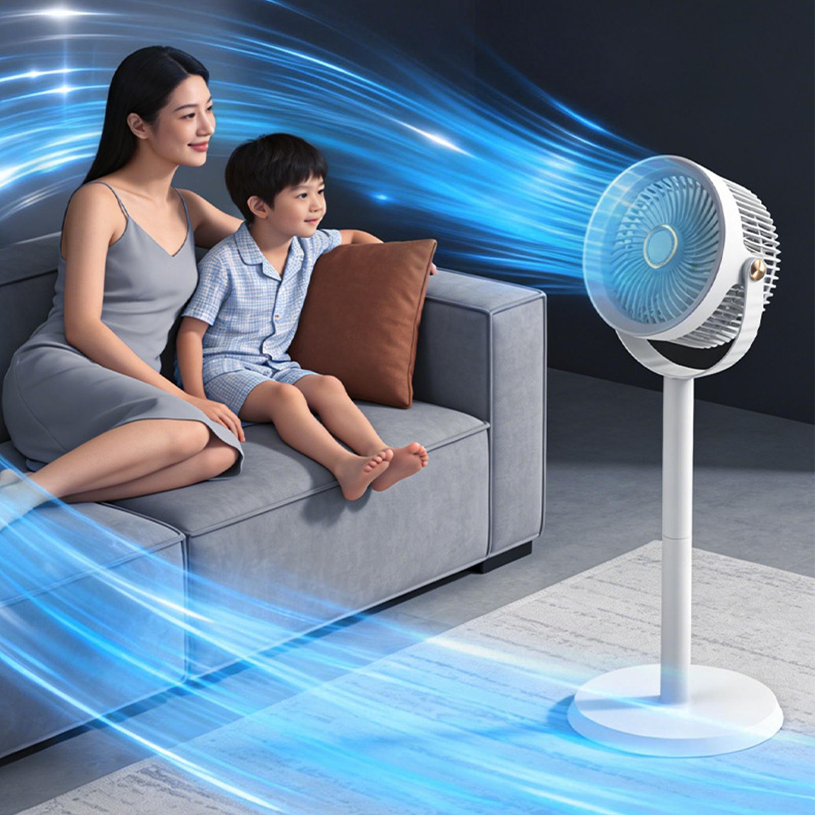 스탠딩 팬 충전식 5단 속도 조절 무소음 스탠드형 야간 - Outdoor Power Pedestal 리뷰 및 가격