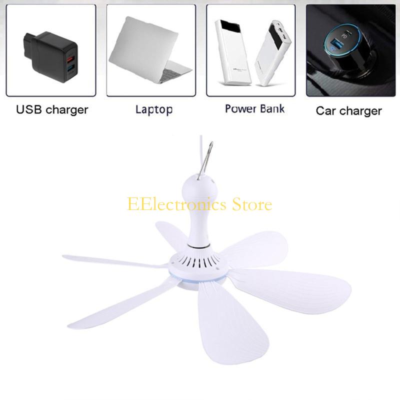 B03C 1 속도 USB 여행 팬 5V USB 캠프 팬 - Outdoor Power For Gazebo 리뷰 및 가격