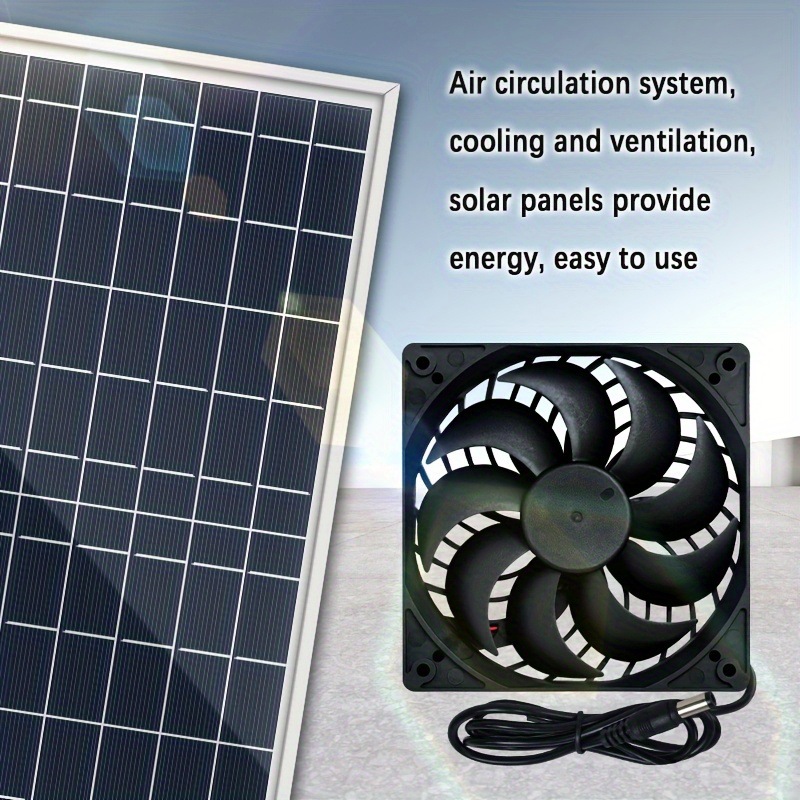 15W 태양광 구동 무소음 배기 팬 2개 세트, 방수  - Outdoor Power Vent 리뷰 및 가격