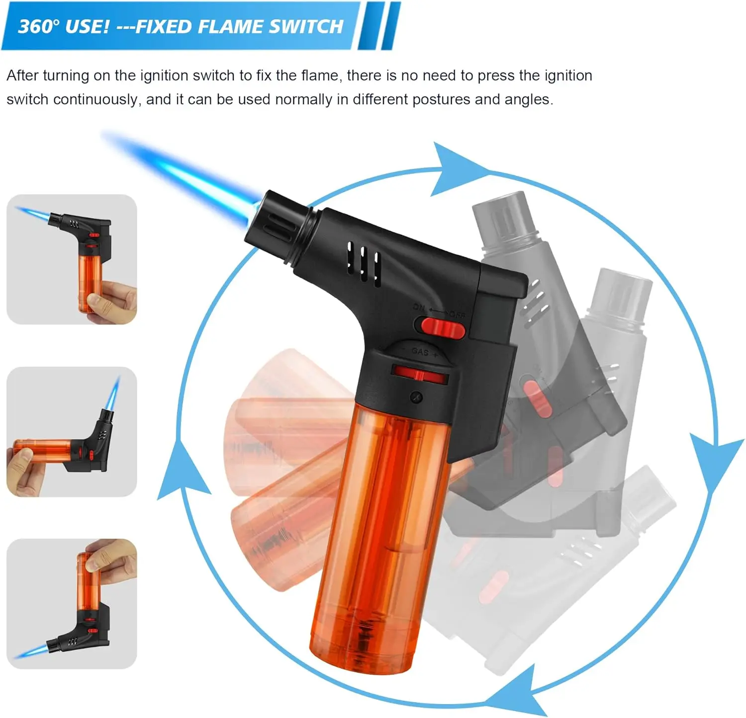토치 라이터, 제트 불꽃, 부탄 가스, 미니 리필 가능 - Outdoor Kitchen Power Burner 리뷰 및 가격