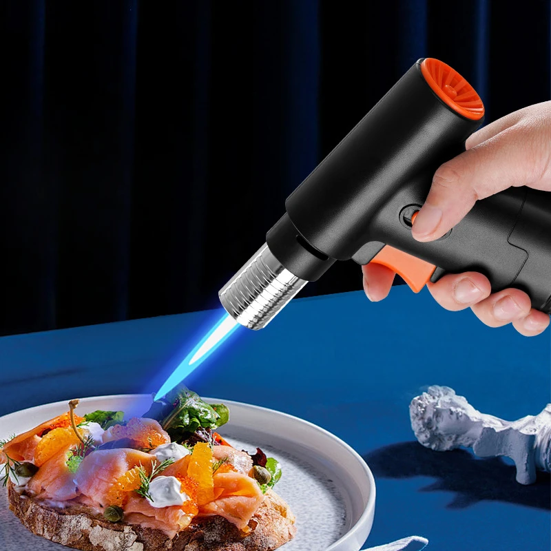 강력한 방풍 스프레이건 리필 라이터, 부탄 가스 터빈, - Outdoor Kitchen Power Burner 리뷰 및 가격