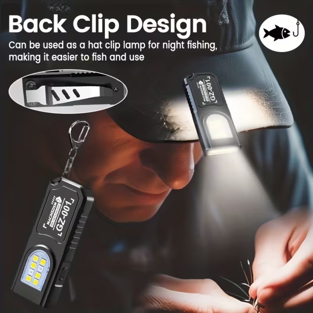 미니 COB LED 키체인 손전등 USB 충전식 토치  - Outdoor Power Supply 리뷰 및 가격